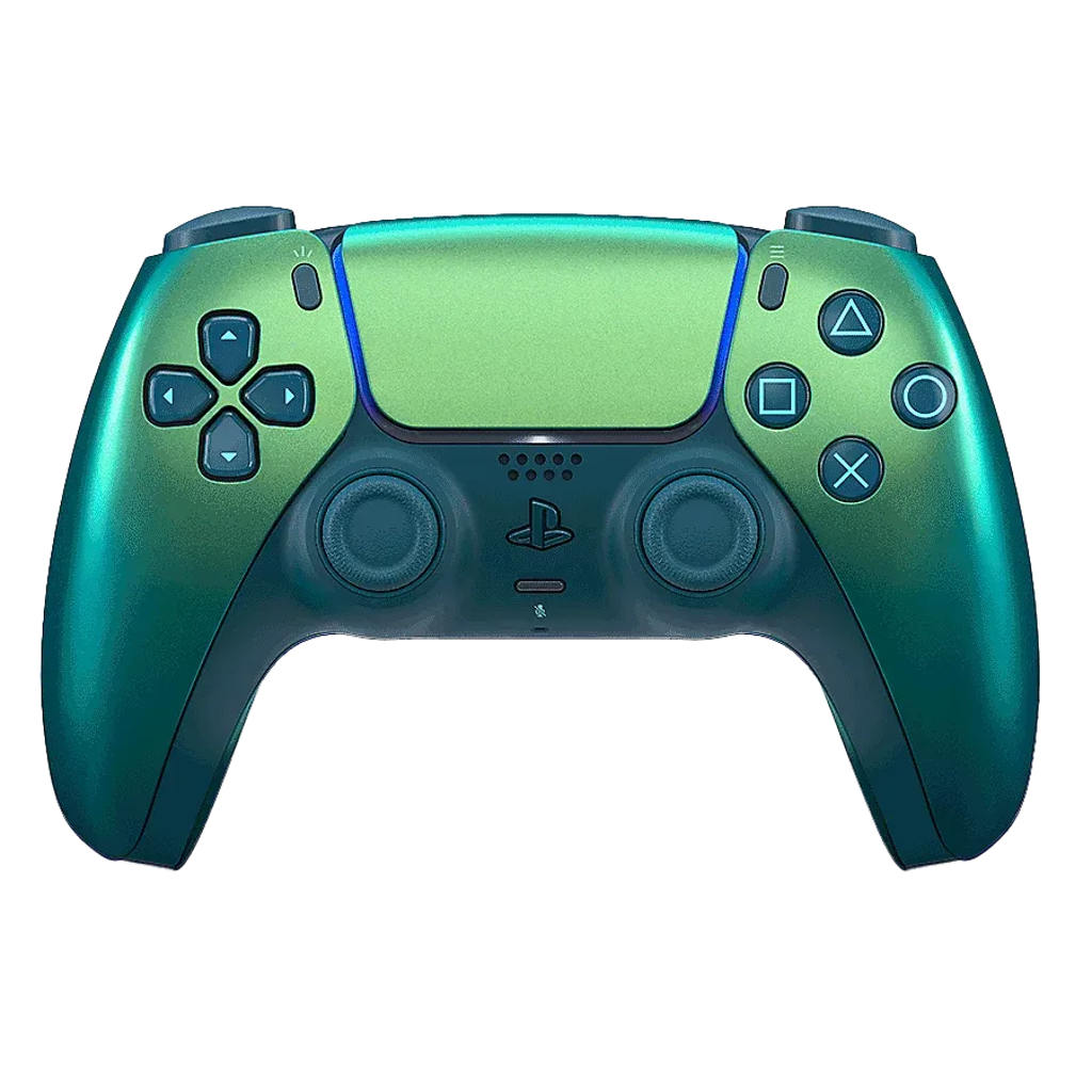 دسته بازی PS5 رنگ سبز آبی براق Chroma Teal