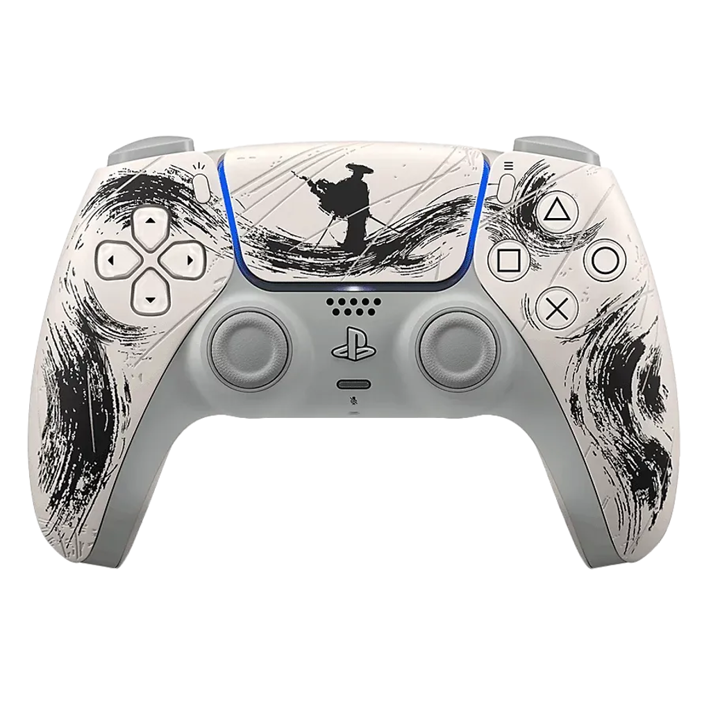 دسته بازی PS5 مدل Ghost of Yotei Black Limited Edition